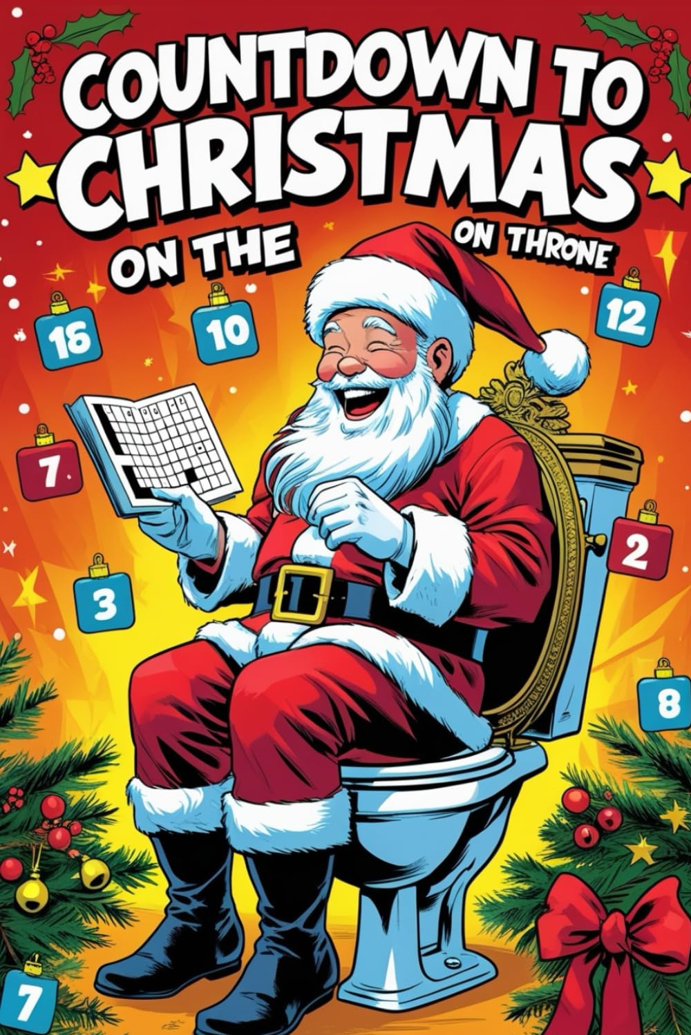 Countdown to Christmas on the Throne: 24 days of toilet-time puzzles and brain teasers for adults.