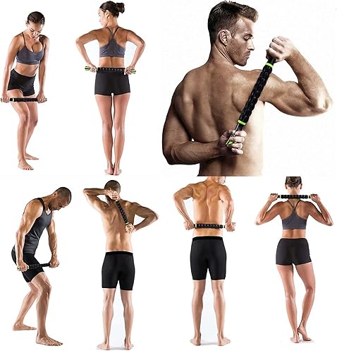 Miniatura 6 de MARSVSE Varilla de masaje muscular para atletas para calmar calambres, aliviar el dolor muscular, terapia física, masaje, recuperación corporal