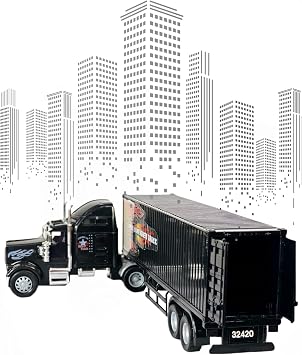 Big Daddy Heavy Duty Tractor Trailer Cargo Transporter with Cargo Hold