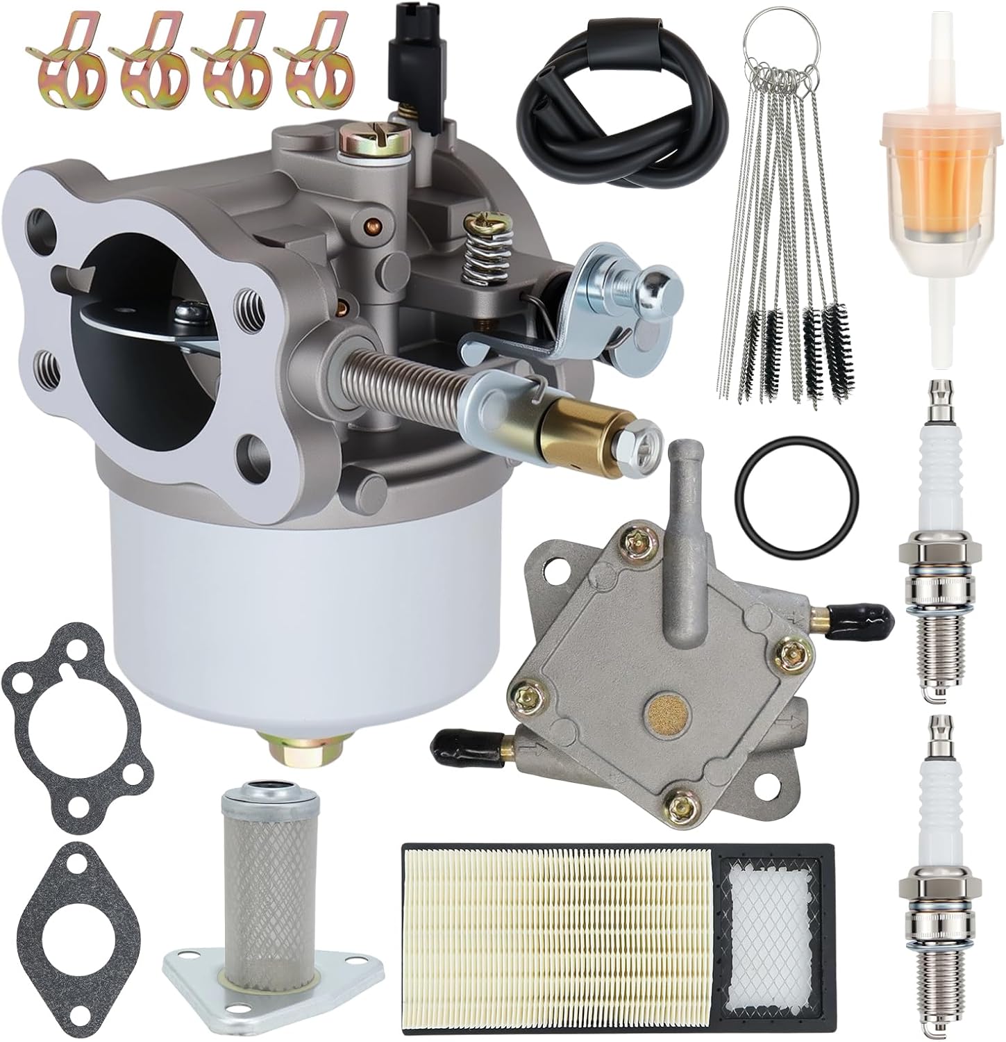 Carbman 72558-G01 Carburetor Compatible with EZGO Golf Cart Gas Car 350cc For Robin TXT Medalist 4-Cycle Engines Workhorse ST350 72558-G05 72840-G02 72873-G01 17559 520-184 Carb with Fuel Pump