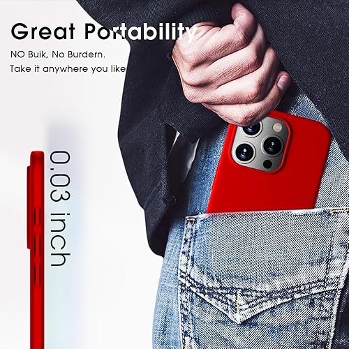 Miniatura 7 de X-level Funda compatible con iPhone 15 Pro, delgada, ultrafina, serie Guardian, revestimiento de TPU suave con acabado mate, ligera, antiarañazos,