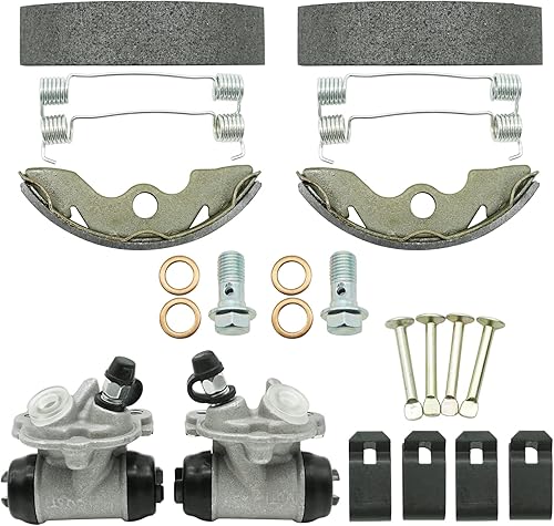 Miniatura 2 de M MATI Cilindros y zapatas de rueda de freno delantero para Honda FourTrax Recon 250 TRX250 1997-2021 (izquierda y derecha) TRX250TE/TRX250TM