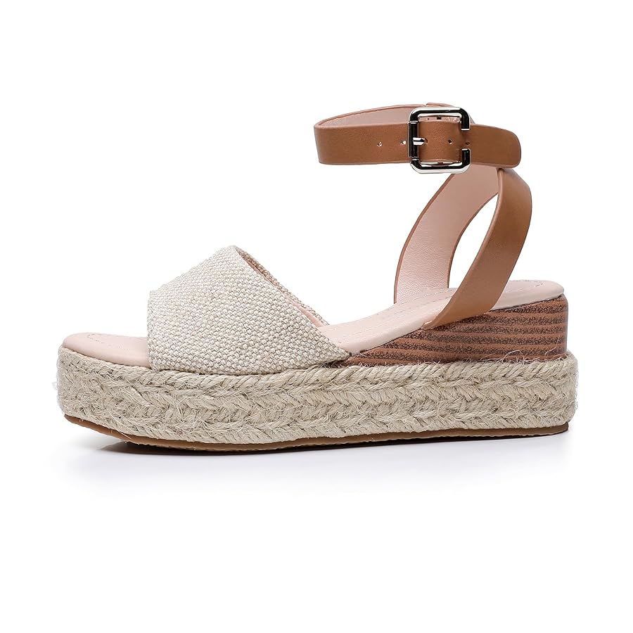 Amazon.com | Apakowa Girls Sandals Flatform Wedge Open Toe