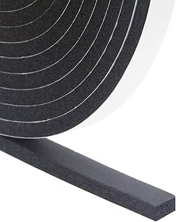 DGSL Foam Insulation Tape 1/2" x 1/4" x 33Ft - Weather Stripping Door Window Seal, Soundproof, Heat Insulation Neoprene Strip
