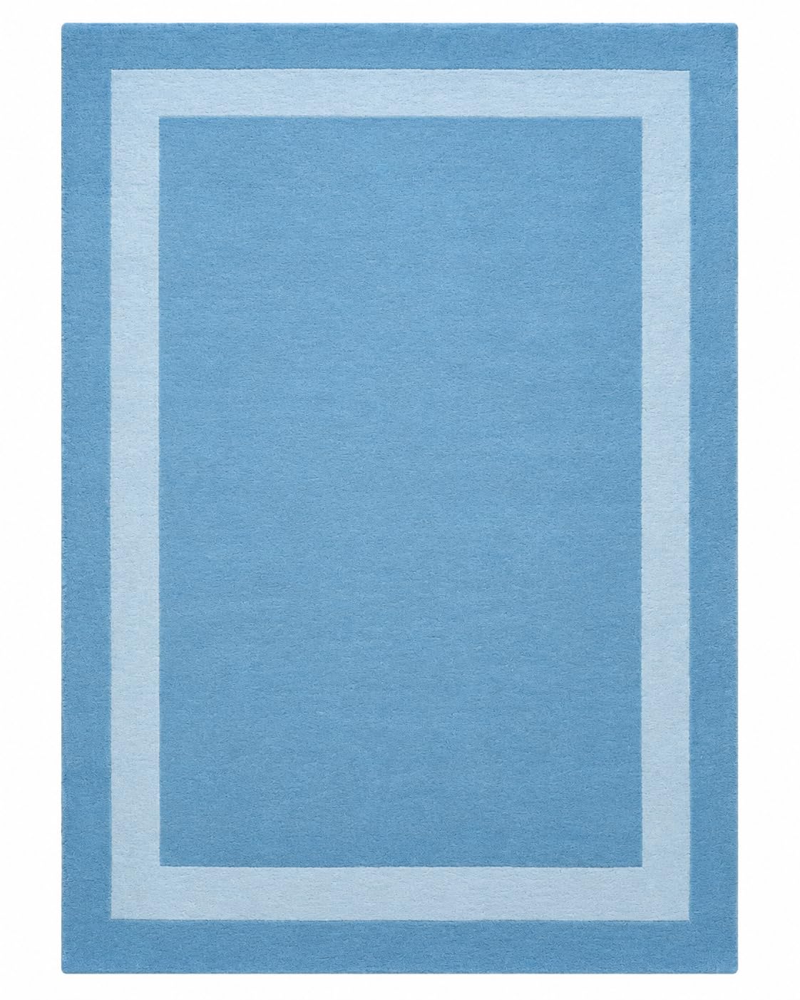 Hand Tufted NZ Wool Carpet with Modern Abstract Design | Premium Luxury Non-Slip Rectangular Area Rug for Living Room, Bedroom, Drawing Room & Hall-Ice Blue-12x16 (Rectangular)-image-1