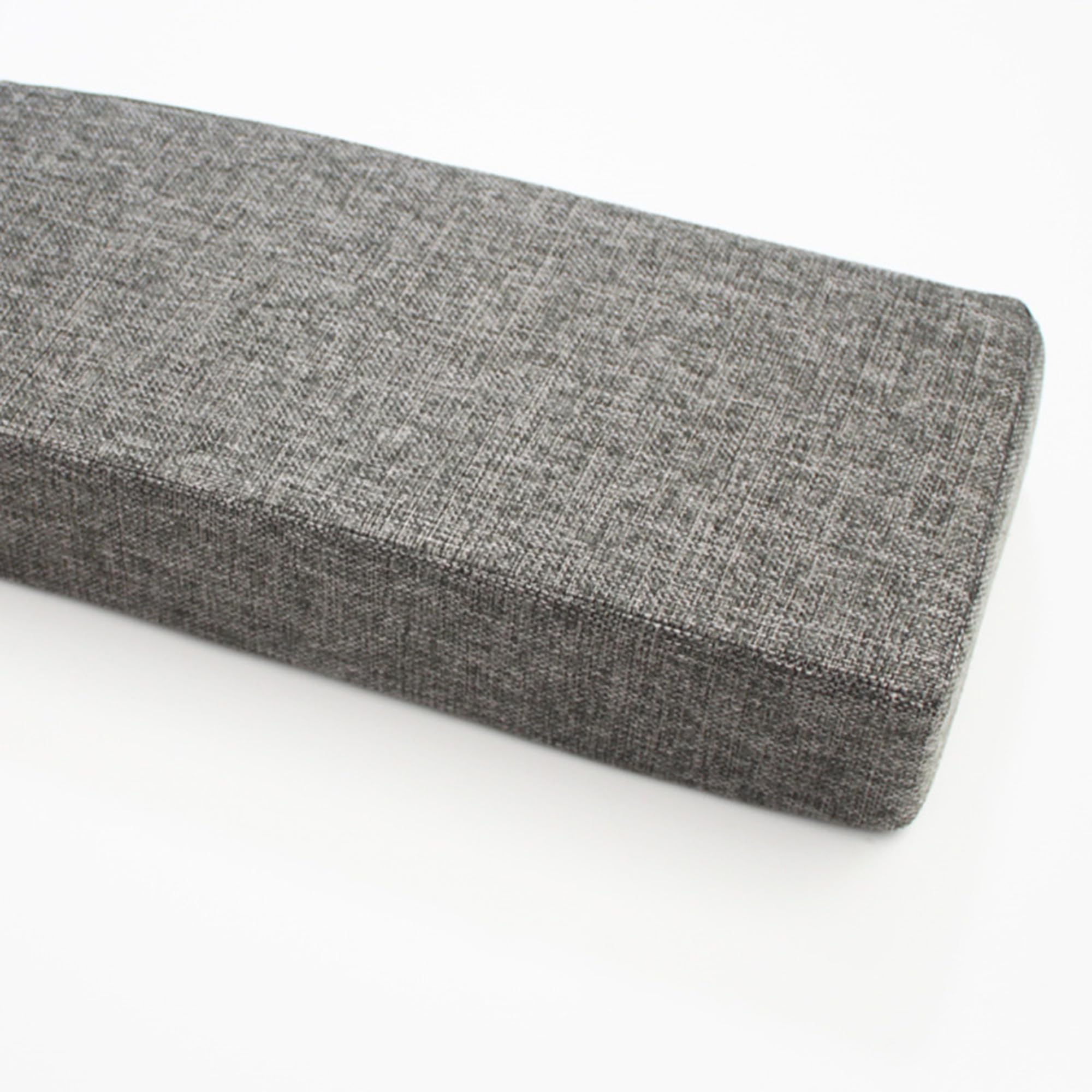 Neniux Dark Grey Custom Size Bed Gap Filler Bed Bridge Pillow For Twin To King Size