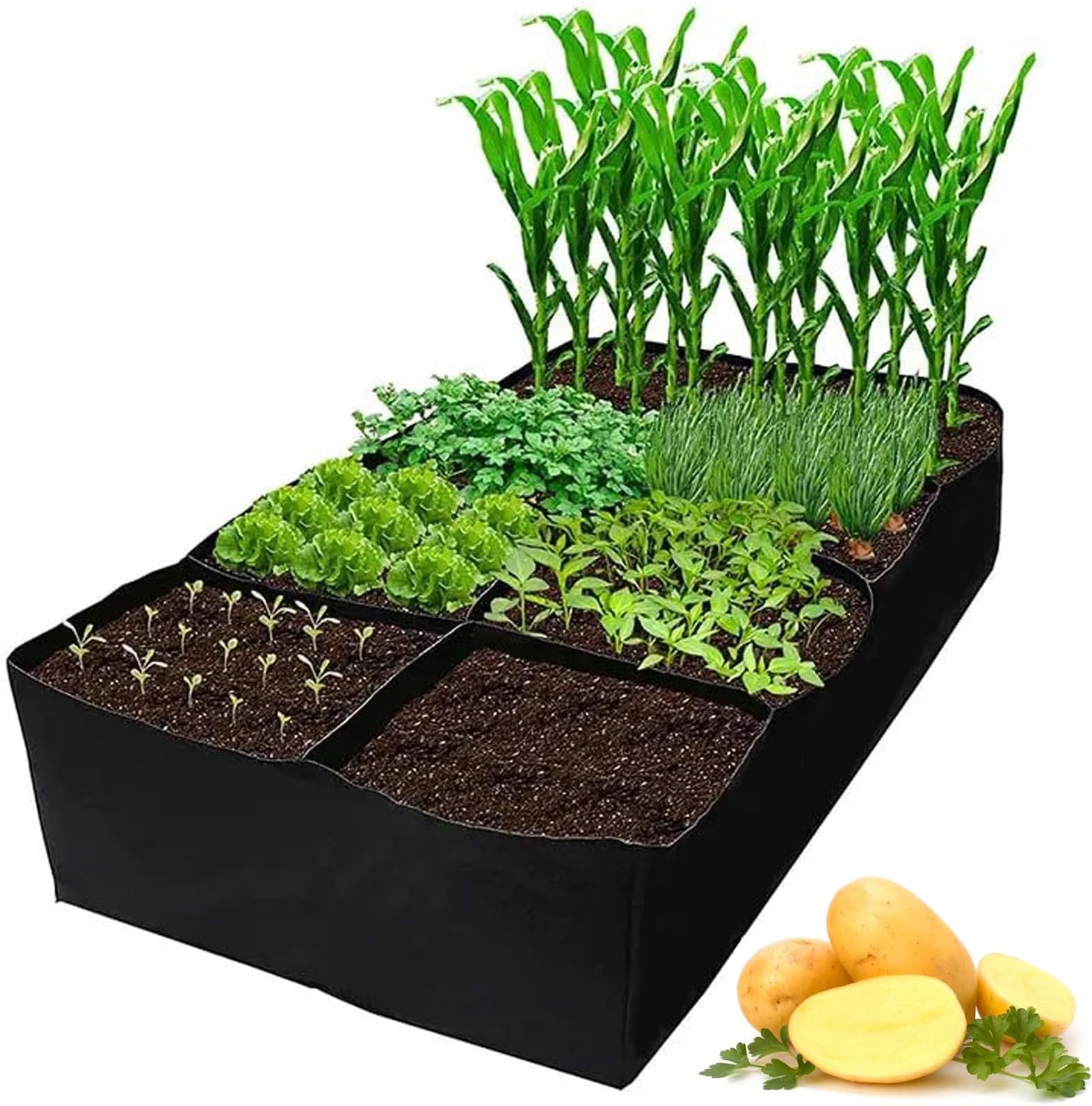 Kit Giardino Rialzato Infinite Cedar: 4x8 Piedi, In Cedro, Facile Da Montare, 28 Cm Di Profondità