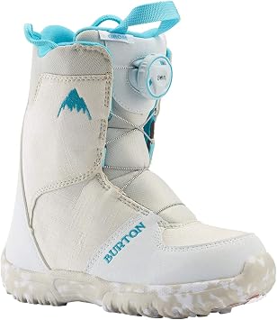 Burton Grom BOA Snowboard Boots Kids Sz 12C White