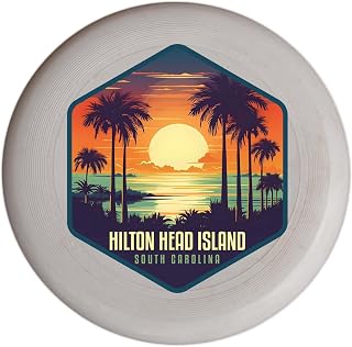 Hilton Head Island South Carolina Design B Souvenir Flying Disc Single