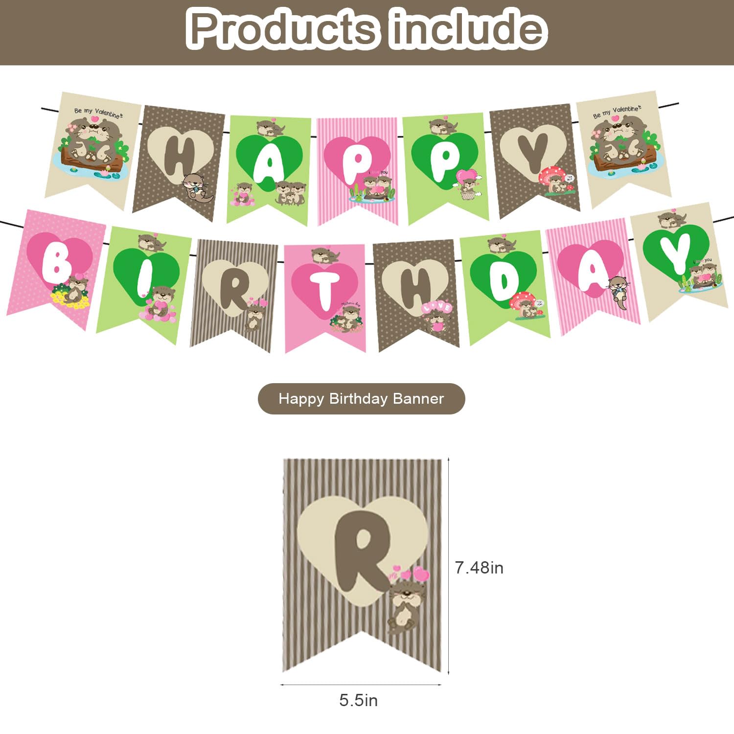 Amazon.co.jp: カワウソ 誕生日パーティーデコレーション カワウソ