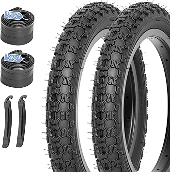 MOHEGIA Kids Bike Tire 12.5/14/16/20 x2.125 Inch Folding Replacement Bicycle Tire,Compatible with BMX, MTB and Children Racing