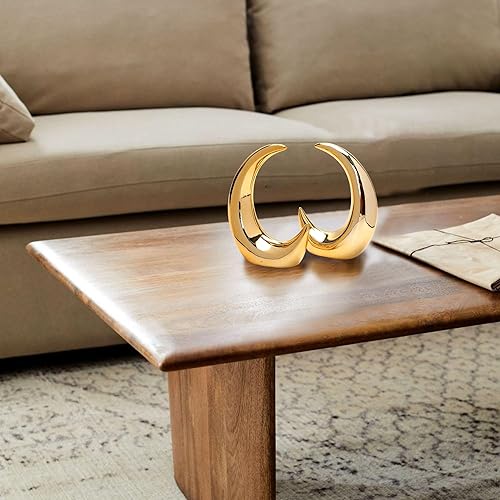 Miniatura 16 de Estatua dorada de elefante pequeño, estatua de elefante, decoración de estilo moderno, estatuas de elefante de cerámica para decoración del hogar