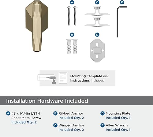 Vista 99 de Amerock BH36043CZ Toallero de bronce champán Toallero de 18 pulgadas (17.992 in) San Vicente Toallero de baño Accesorios de baño