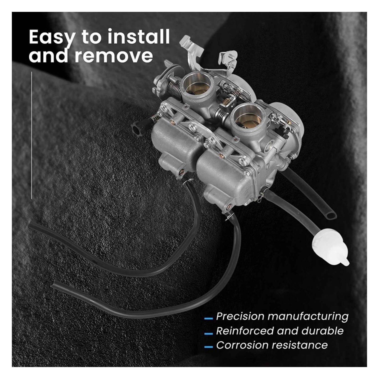 Fasljkhf PD26JS Carburateur Double Cylindre 26 Mm 250 CC CBT