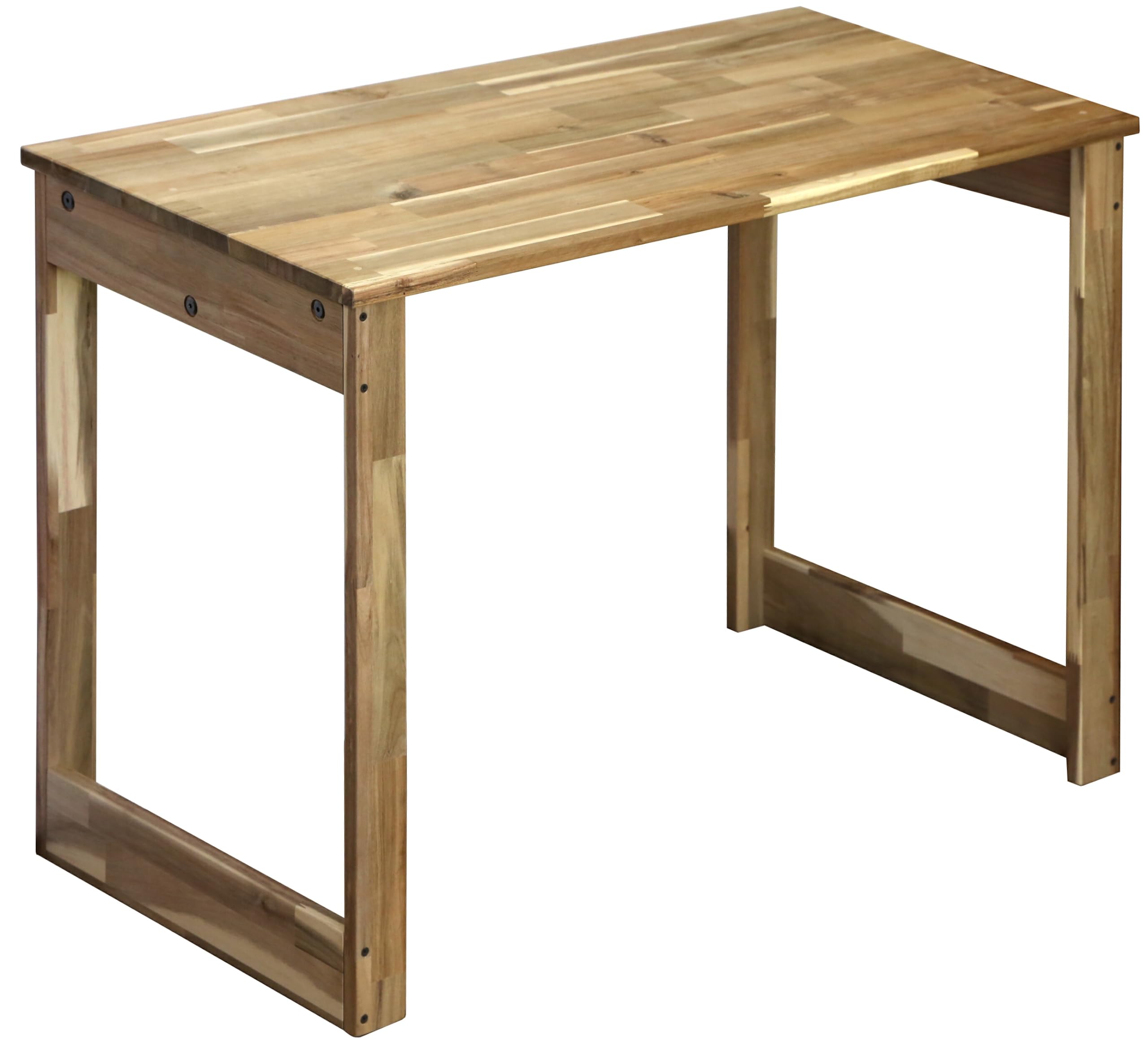 Amazon | WOODPRO アカシア デスク 幅93cm 高さ67cm 奥行50cm 無塗装