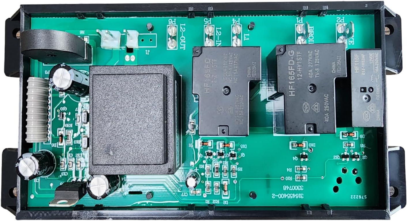 316455400 Range Oven Control Board for Frigidaire and Kenmore Oven Stove, 7-Button Digital Clock Control Panel, Replacement for 5304518660