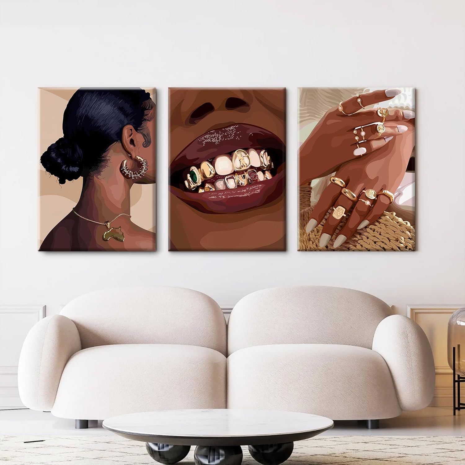 Black Woman Wall Art Decor Black Girl Canvas Wall Art African American Pictures Posters Black Female Wall Art Painting Women Feminine Boho Artwork for Home Bedroom 24x36 Inch Framed Set of 3 Black Woman Wall Art Decor Black Girl Canvas Wall Art African American Pictures Posters Black Female Wall Art Painting Women Feminine Boho Artwork for Home Bedroom 24x36 Inch Framed Set of 3