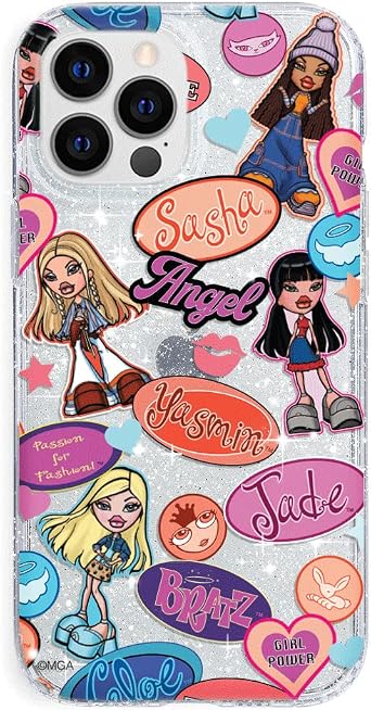 VELVET CAVIAR for iPhone 13 Pro Max Case - 10ft Drop Tested - Bratz Clear Glitter