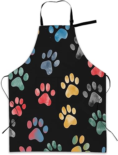 Delantal con bolsillos para mujer, delantal de cocina ajustable para cocinar, barbacoa, chef, regalos para mamá, cumpleaños o vacaciones