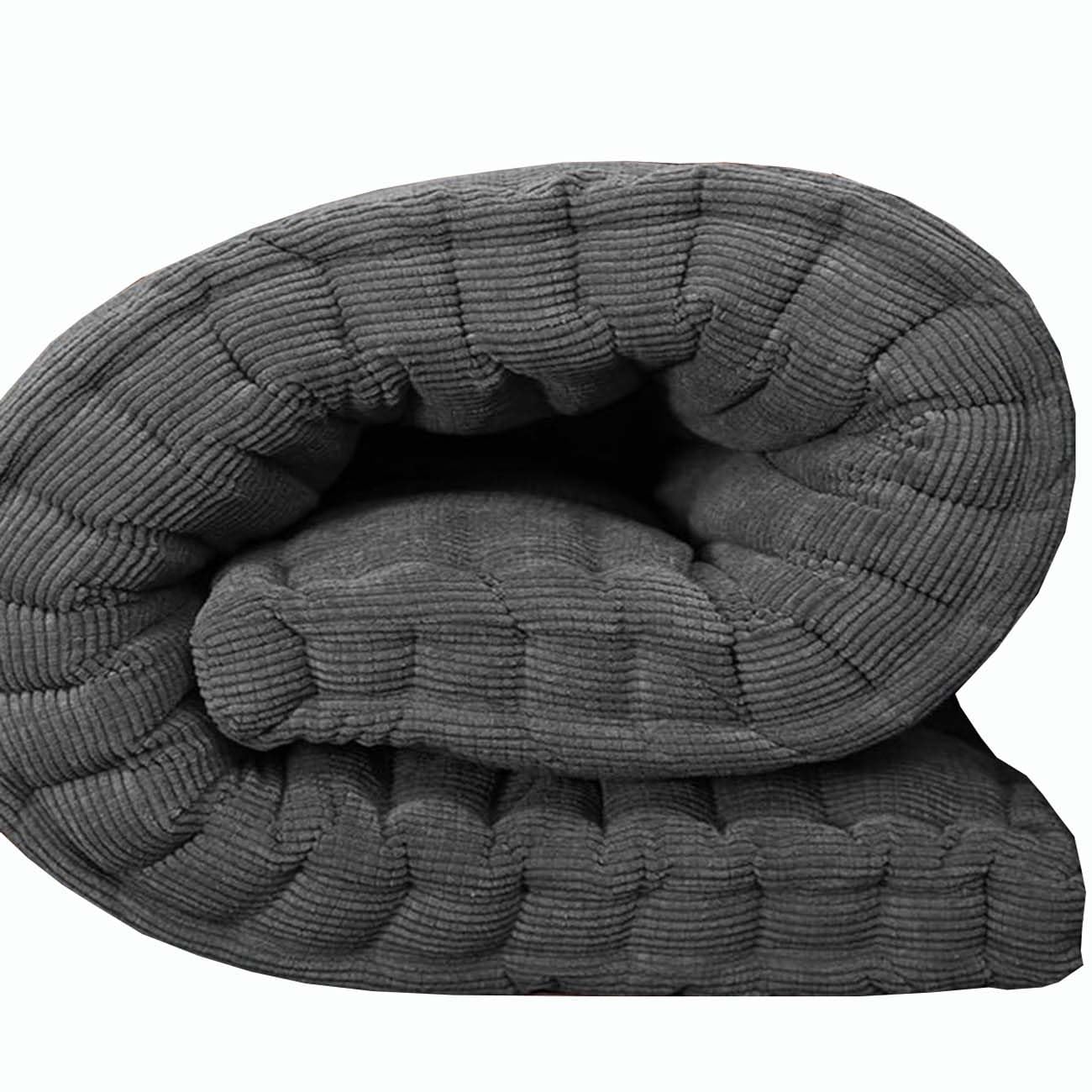 Bankkussen voor buiten en binnen, 48/36/60/40 inch, zacht en comfortabel zitkussen voor terras, tuin, raam, bank, pianobank, grijs, 165 x 55 cm