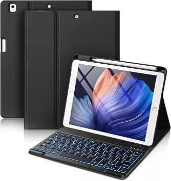 Vobafe Case with Keyboard for iPad 9th/8th/7th Generation Case 10.2 Inch