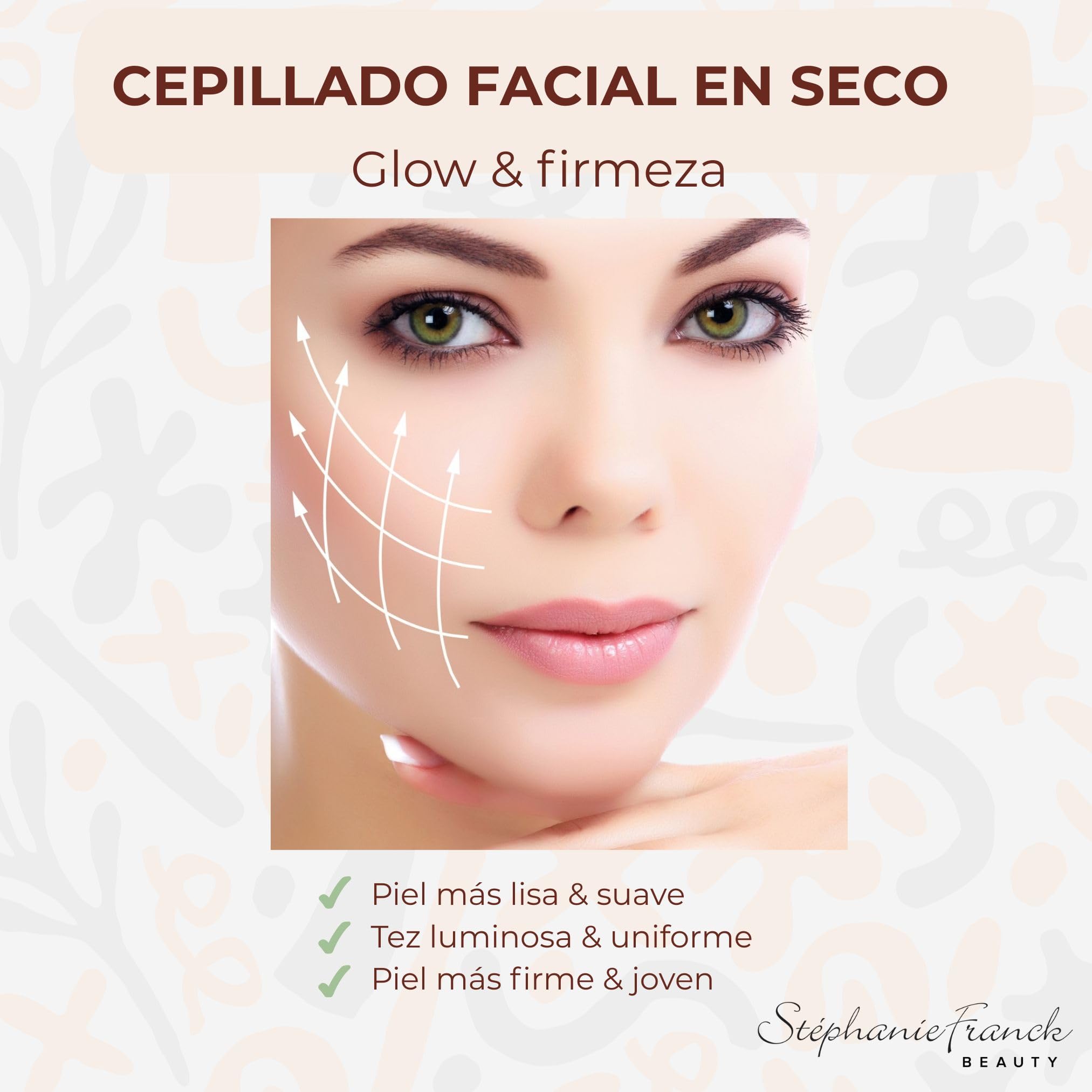 Set de 2 Cepillos Faciales de Madera con Cerdas Naturales de Cabra, Exfoliante y Masaje Suave para Piel Sensible, Rutina Skincare Natural y Regalo Mujer