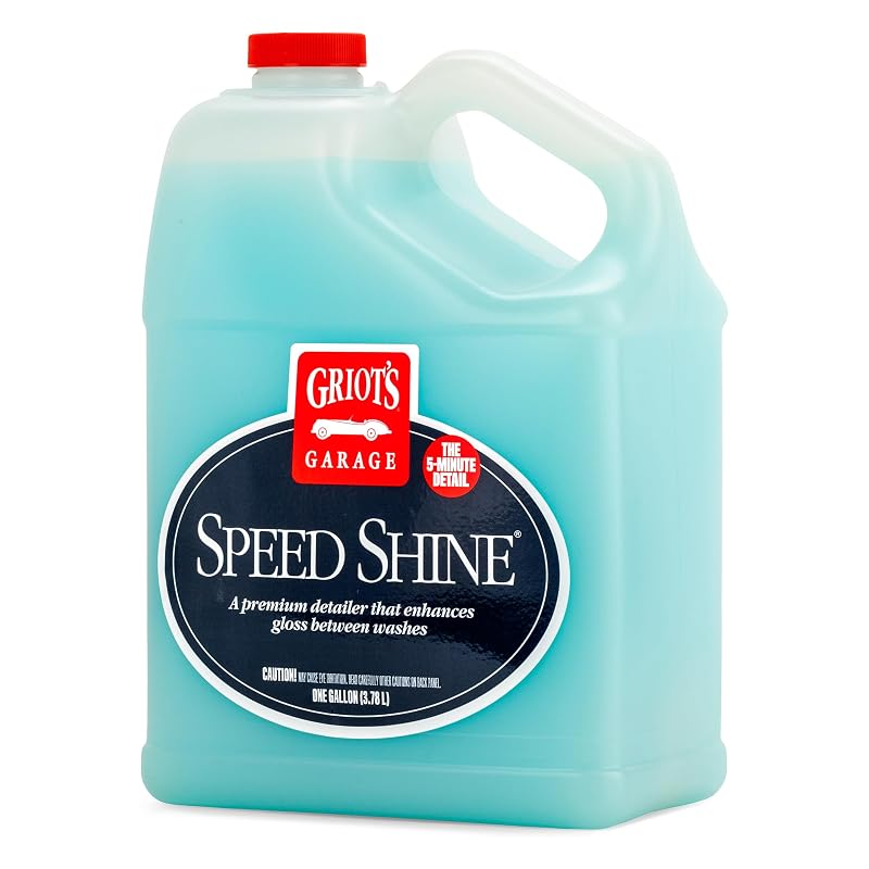 Griot's Garage Speed Shine Quick Detailer Automotivo para Superfícies Externas, Acabamento Brilhante, 3,79 L, Modelo 11148
