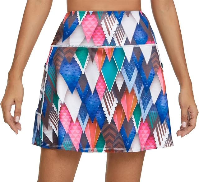 Flatik Tenis Skort damska spódnica do biegania z szortami, sportowa spódniczka do fitnessu, biegania, hokeja