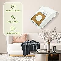 Vista 4 de Bolsas de polvo para aspiradora, 10 unidades, tipo U, bolsas de almacenamiento de repuesto para Dirt Devil, bolsas desechables verticales Ultra