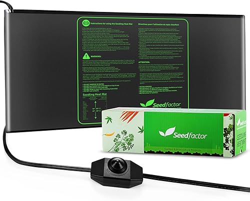 Miniatura 9 de Tapete Térmico para Plántulas Certificado MET, Seedfactor Tapete Térmico de Estación de Germinación con Temperatura Ajustable Impermeable Duradero