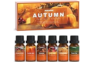 Autumn Fragrance Oil Set: Holiday Essential Oils for Festive Aromas