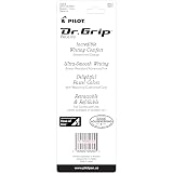 PILOT Dr. Grip Frosted Refillable & Retractable Ballpoint Pen, Medium Point, Barrel Color May Vary, Black Ink, Single Pen (36254) – view 3