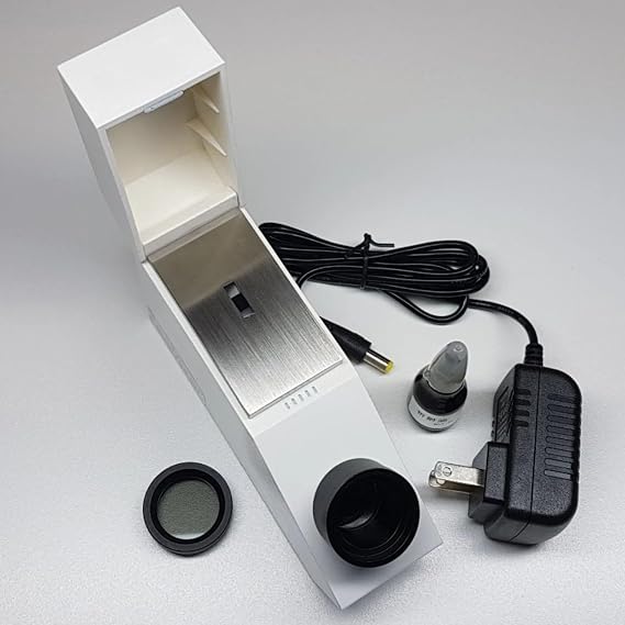 Professional Gemstone ldentification, Gem Refractometer with Built in Light Test Refractive Index, Gemelogical Tools