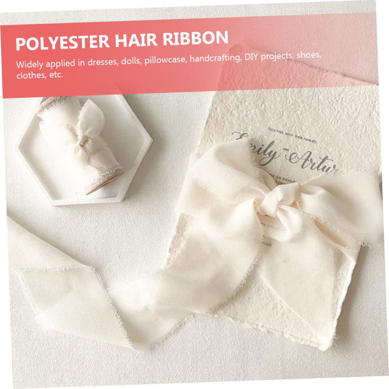 Abaodam 8rollen Blumenschleifenband Dekoratives Polyesterband Für Hochzeitsdekoration Haarbänder Und Bastelprojekte Vielseitig Einsetzbar Langlebig Stilvoll