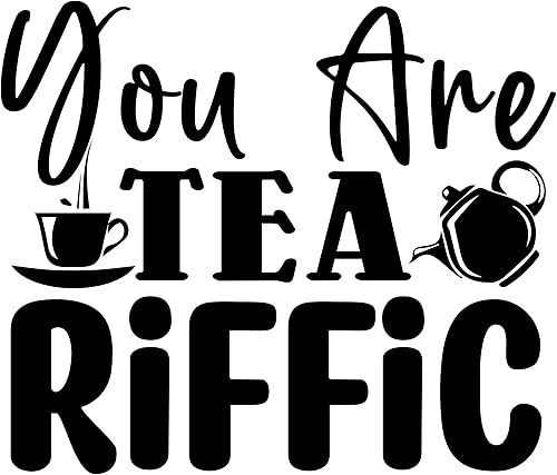 Miniatura 3 de SEC Apparel Parches de té para planchar adhesivos de transferencia con apliques de letras para camisetas, ropa de tela, V3 (el té es siempre una