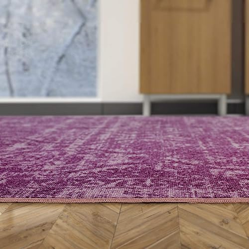 Miniatura 48 de Antep Rugs - Alfombras antideslizantes (antideslizante) 4 x 6 con parte trasera de goma floral geométrica de bajo perfil para interiores