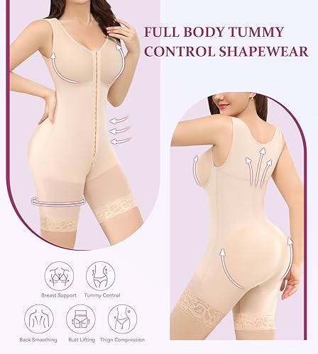 Miniatura 2 de M MYODRESS Fajas colombianas moldeadoras para mujer con control de abdomen, moldeador de cuerpo para mujeres poscirugía de compresión