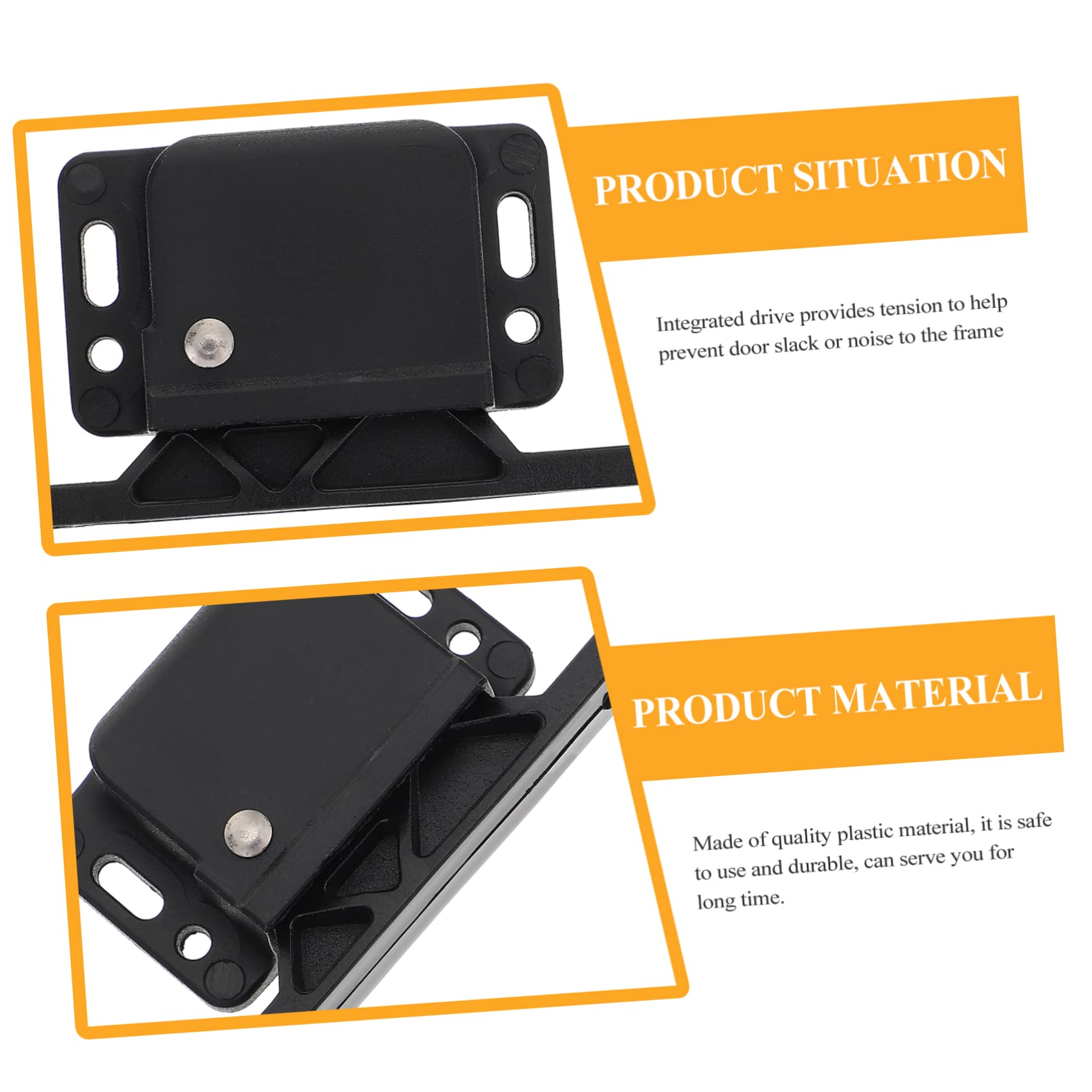 Mikikit 4stücke Cabinet Sliding Door Latch Lock Druckknopf Türverriegelung Für Schranktüren Installieren Langlebig Und Sicher Geeignet Für Schiebetüren Und Möbel