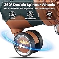 Vista 50 de Merax Equipaje, maleta extensible rígida con ruedas giratorias ligeras, Negro -, 40/48/52