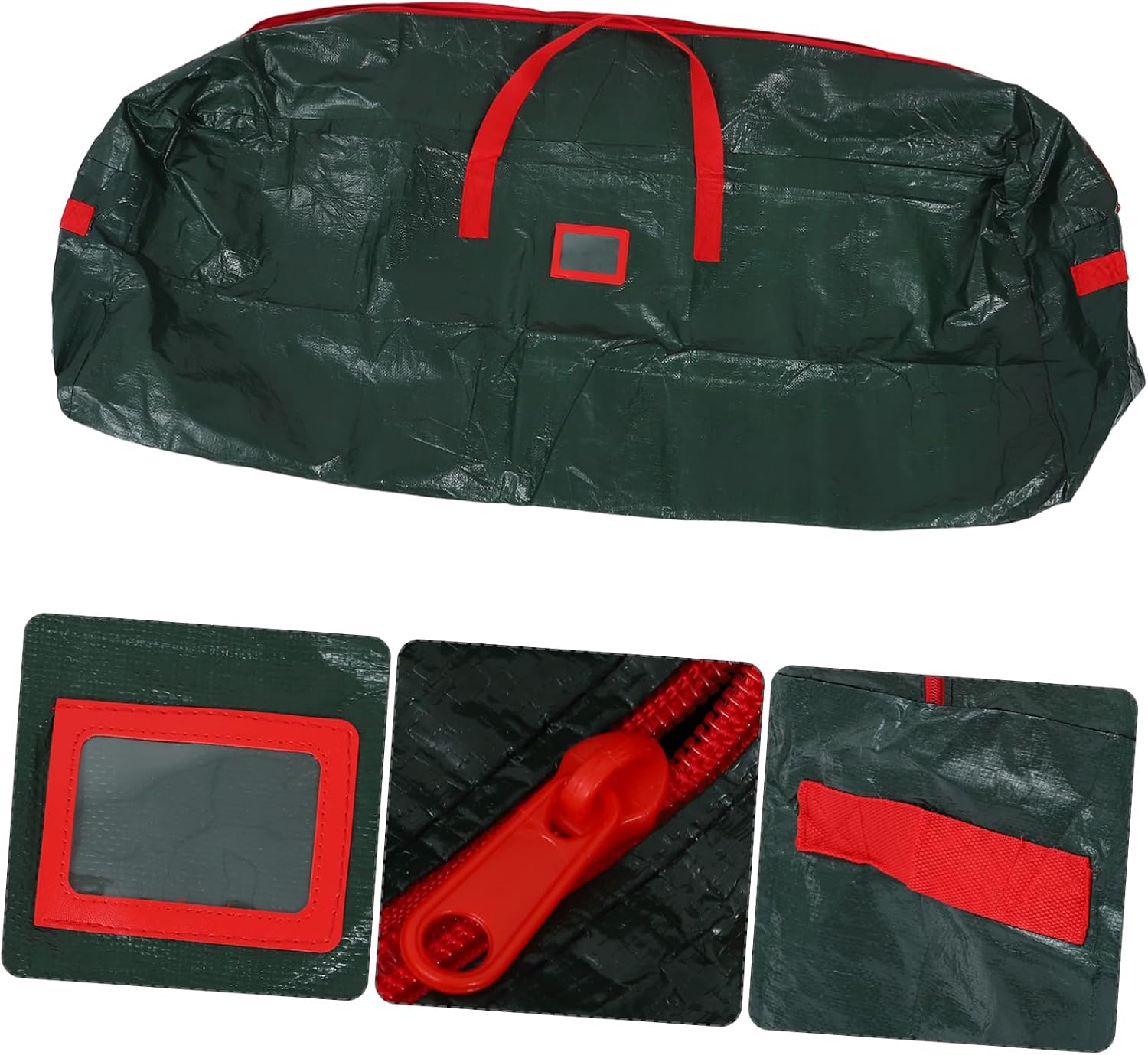 1pc Christmas Tree Storage Bag Organizer Zipper for Easy Closure for Holiday Decoration and Furniture Storage