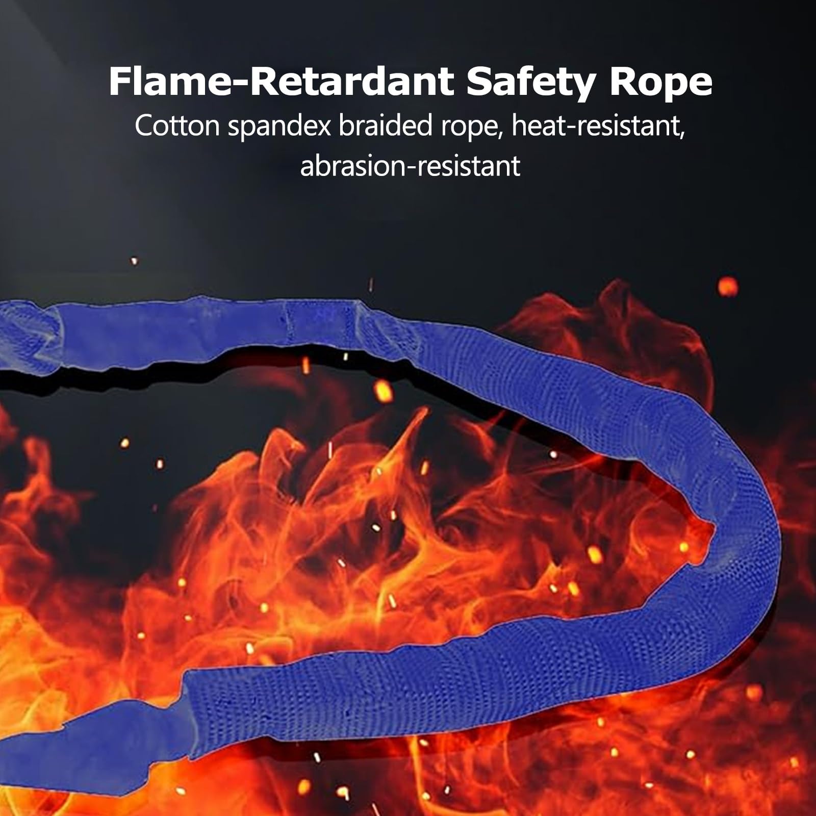 Longe Rétractable Robuste, Câble Métallique Antichute