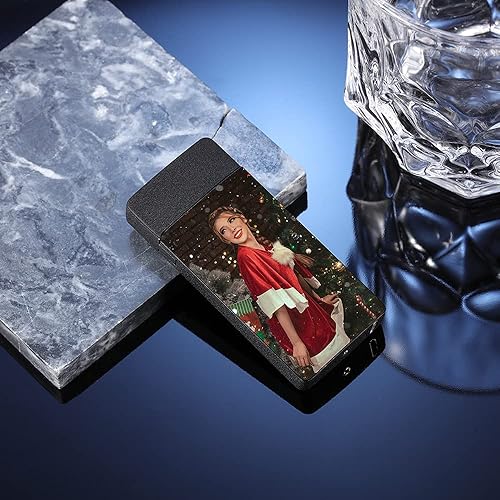 Miniatura 6 de Encendedor de fotos Zippo personalizado con imagen, encendedor de fotos personalizado para hombres, encendedor de puros, encendedor electrónico,