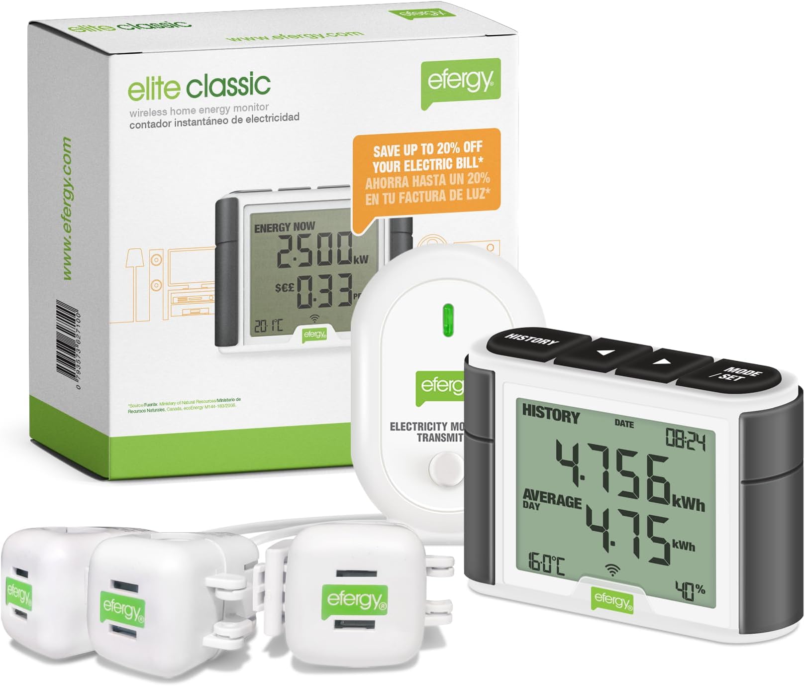 Three Phase efergy Elite Power Monitor