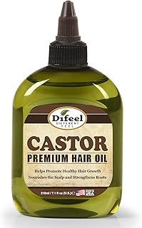 Difeel Premium Natural Castor Hair Oil 7.1 Ounce - Castor Oil for Hair Growth