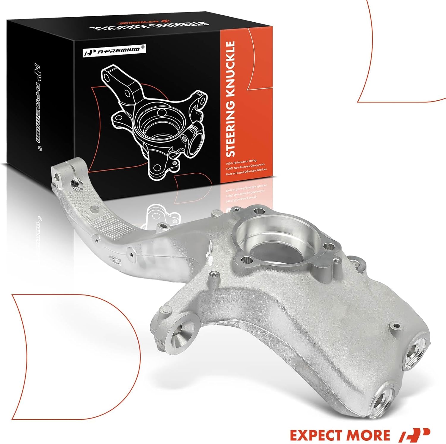 A-Premium Front Suspension Steering Knuckle Compatible with Tesla Model Y 2020 2021 2022 2023, Left Driver Side