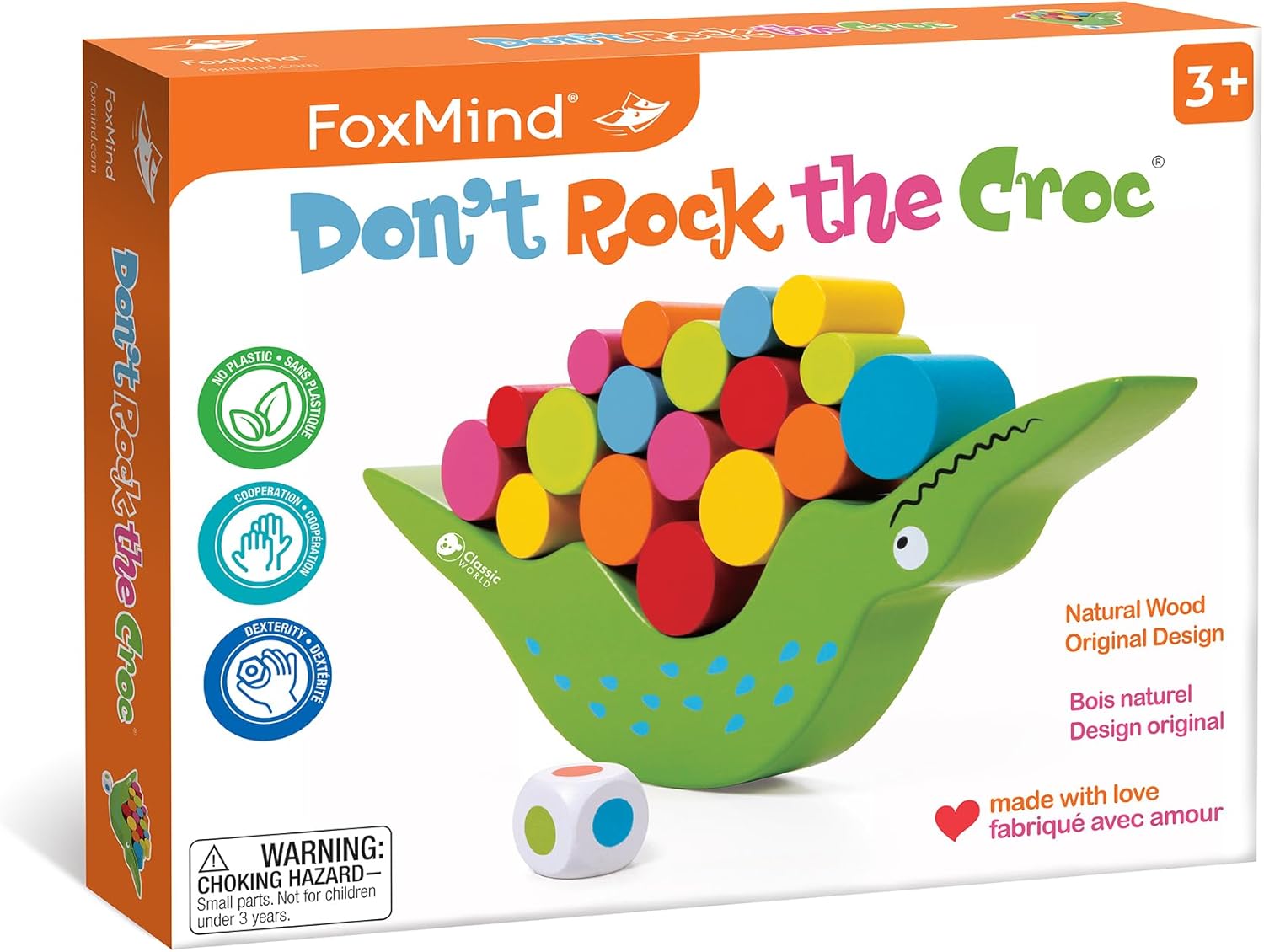 Foxmind Games Don’t Rock The Croc, Toddler Boy Girl Games, Kids Games 3-5, Multiplayer 3 Year Old Board Games for Family Fun Foxmind Games Don’t Rock The Croc, Toddler Boy Girl Games, Kids Games 3-5, Multiplayer 3 Year Old Board Games for Family Fun