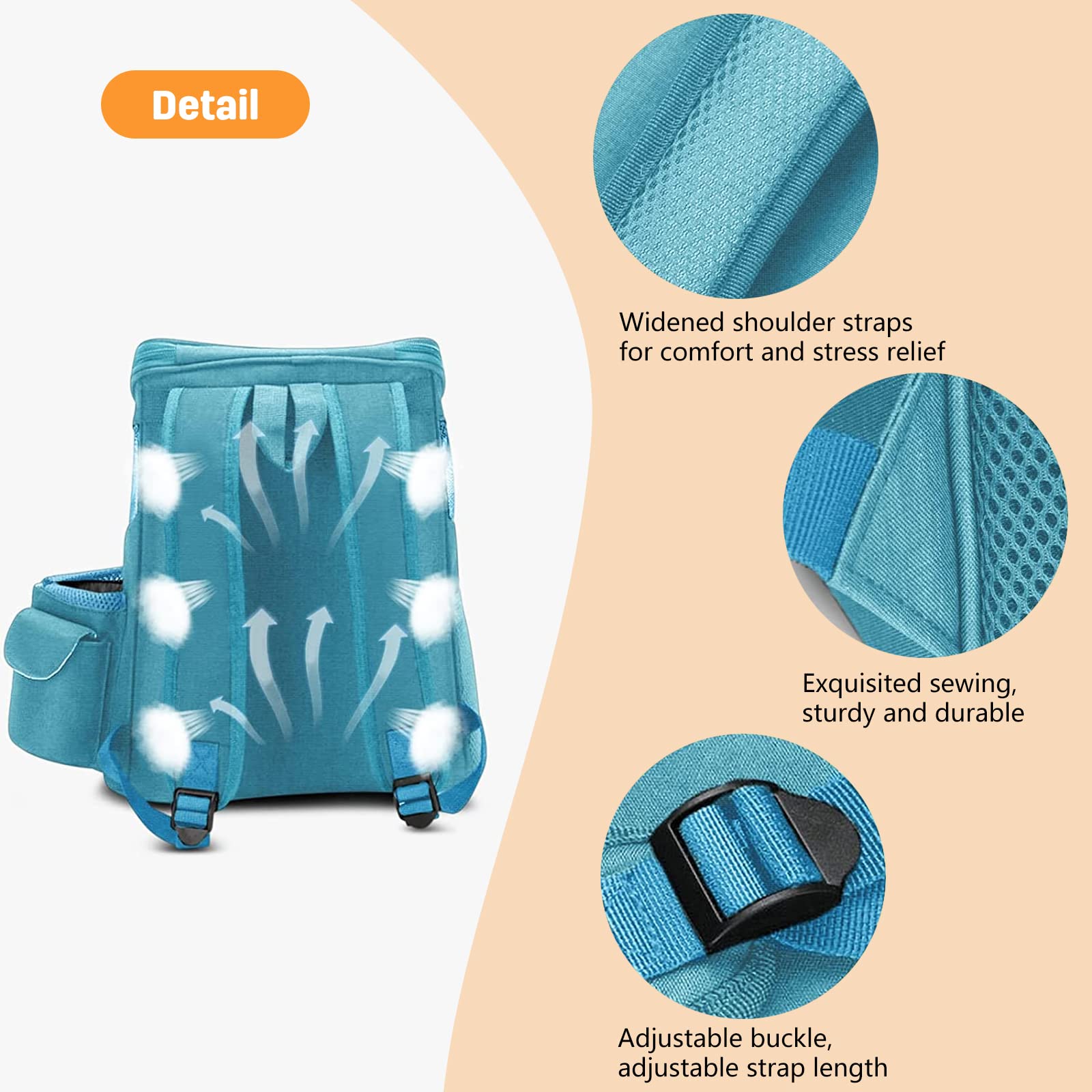 Mochila Transportadora Para Perros Gatos Mascotas Back Pack