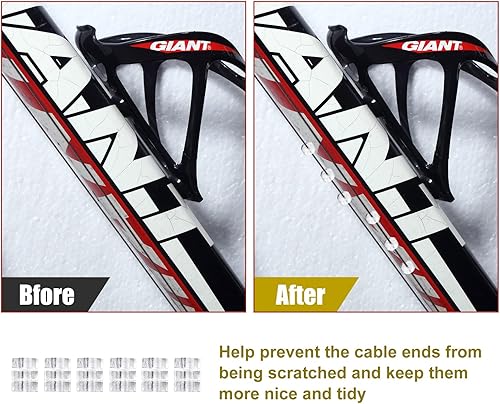 Miniatura 5 de Línea de transmisión universal de bicicleta Cambio de bicicleta Cable y cable de freno Kit para reparación de bicicletas de montaña