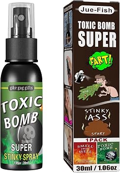 Fart Prank Spray - Liquid Fart Spray | Funny Smelly Safe Toy for Indoor Pranks, April Fools Day, Corporate Events, Fun Gifts, and Friends Reunions
