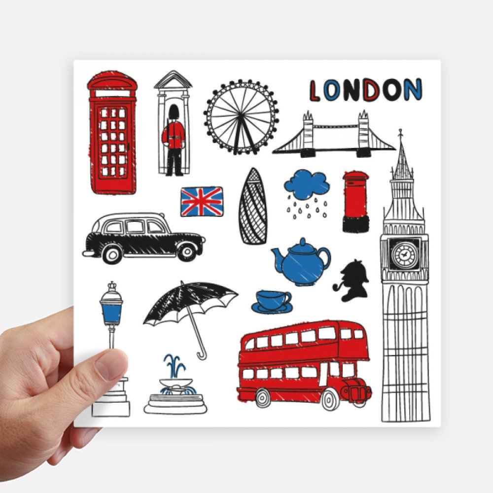Stickers Londres 20 cm pour protéger et personnaliser une valise ou un ordinateur portable